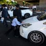Ultra orthodox Jews clash with police during a protest against the drafting of ultra orthodox jews to the Israeli army, on road 4 near Bnei Brak, August 08, 2026.