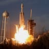 A SpaceX Falcon Heavy rocket lifts off carrying NASA's Nancy Grace Roman Space Telescope at the Kennedy Space Center in Cape Canaveral, Florida, U.S., August 30, 2026.