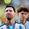 Argentina's Lionel Messi looks dejected after losing the World Cup final.