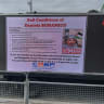 Billboard truck calls out antisemitism in neighborhoods targeted weekly by pro-Palestinian protesters on August 30, 2026.