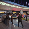 Dozens of protesters seen demonstrating at the entrance to Jerusalem on August 31, 2026 over the decision to send Givati soldiers to prison.