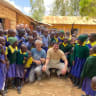 Kenyan students at a school aided by ConnectingMath, an Israeli nonprofit working to expand acces to math education in developing countries. 