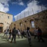 Schmidt-Schule, Catholic German school for Palestinian girls, in East Jerusalem, next to Damascus Gate, June 16, 2015.