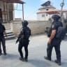 Israel Police officers operate against suspected extremist settler vandals who allegedly targeted a mosque near Nablus, West Bank, published September 1, 2026.