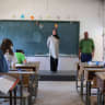 A schoolroom in Syria.