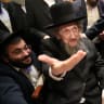 Rabbi Dov Lando attends a wedding in Bnei Brak, January 15, 2026.