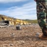 Damaged buildings after, what the security sources say, a drone struck an arms depot in an attack on the headquarters of an Iranian Kurdish opposition group in which two fighters were wounded, amid the U.S.-Israeli conflict with Iran, in the town of Dekala in Iraq's Kurdistan region March 4, 2026. 