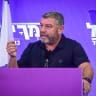 Amcha Yisrael party chairman Ofer Winter speaks during a press conference in Tel Aviv, September 2, 2026. 