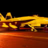 A screengrab from a video obtained from social media on September 1, 2026, shows a military aircraft ready to take off on the day US CENTCOM said US forces carried out strikes on an Iranian military target. 