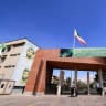 A vehicle passes through the entrance of Sharif University of Technology in Tehran on April 7, 2026; Illustrative.