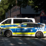 Police secures the area after a suspected politically motivated arson attack on a construction site outside the headquarters of defence tech firm Rohde & Schwarz in Munich, Germany, September 3, 2026. 