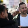 Leader of the Green Party, Zack Polanski, takes part in a march against far-right extremism from Park Lane to Trafalgar Square, organised by the Together Alliance, a coalition of unions and civil society groups, in London, Britain, March 28, 2026.
