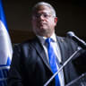 Otzma Yehudit party chairman and National Security Minister Itamar Ben-Gvir attends a supporters’ conference ahead of the upcoming general elections in Netanya, September 1, 2026.