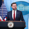 U.S. Vice President JD Vance speaks during a news briefing in the Brady Press Briefing Room at the White House on September 03, 2026 in Washington, DC.
