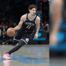 ISRAELI GUARD Ben Saraf handles the ball for the Brooklyn Nets during his first NBA season, carrying the hopes of the next generation of Israeli hoops players.