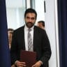 New York Mayor Zohran Mamdani enters for a press conference to ask for the release of Federal Counterterrorism Funding in New York City, US, September 1, 2026.