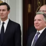 Russian presidential envoy Kirill Dmitriev, US President Donald Trump's special envoy Steve Witkoff and son-in-law Jared Kushner attend a meeting with Russian President Vladimir Putin at the Kremlin in Moscow, Russia, December 2, 2025. 
