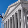 A general view of the Treasury Building on day two of a partial government shutdown in Washington, DC, US, February 1, 2026.