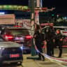 Police and emergency forces at the scene where a man was shot dead after reportedly firing his weapon during an unclear shooting incident in Netanya, central Israel, September 5, 2026. 