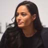 Palestinian journalist and authoress Rula Jebreal attends the presentation of her latest book “Genocide. What s Left Of Us” at Salaborsa Library on May 26, 2025 in Bologna, Italy.