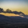 Smoke rises from southern Lebanon during an Israeli military operation, September 5, 2026.