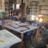 Swastikas graffitied in art room destroyed during break-in at Pardes Hanna-Karkur school, September 6, 2026.