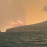 Smoke rises following eruption of the Mount Anak Krakatau volcano, in Anak Krakatau, Lampung province, Indonesia, September 5, 2026, in this screengrab obtained from a social media video/