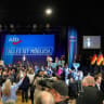 Top candidate of the far-right Alternative for Germany (AfD) Ulrich Siegmund attends the AfD election party after polls closed in the Saxony-Anhalt state elections and exit polls were announced, in Magdeburg, Germany, September 6, 2026.