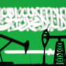 3D-printed oil pump jacks and a Saudi Arabian flag appear in this illustration taken March 2, 2026.