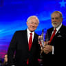 US Ambassador Mike Huckabee receives Museum of Tolerance Jerusalem’s Abraham Torch Award