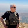 Prime Minister Netanyahu on Mount Hermon, overlooking Syria during a tour briefing him and the Defense Minister Israel Katz on the situation with Syria.