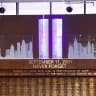The new 9/11 Memorial Wall is seen at One Police Plaza in New York, on September 9, 2026. 