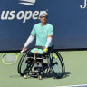 ISRAELI TENNIS star Guy Sasson opened his US Open quad wheelchair tournament with a dominant victory, while compatriot Sergei Lysov lost in doubles but is still has singles on tap.