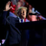 US President Donald Trump speaks at the Republican National Midterm Convention in Dallas, Texas, US, September 9, 2026. 