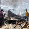 The ruins of a fire at a school and neighboring settlement in the area controlled by Rwanda-backed AFC/M23 rebels in Bukavu, Democratic Republic of Congo, September 10, 2026.