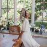 From head to toe: Eshkar transforms headwear into a complete statement in modest holiday fashion.