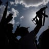 Houthi supporters demonstrate in solidarity with Iran, amid a two-week ceasefire between U.S. and Iran, in Sanaa, Yemen, April 10, 2026.