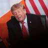 US President Donald Trump meets with Ireland's Prime Minister (Taoiseach) Micheal Martin (not pictured) at Farmleigh House in Dublin, Ireland, September 12, 2026.