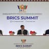 Sudhakar Dalela, Randhir Jaiswal and Shambhu L. Hakki at the BRICS Summit in New Delhi, India, September 12, 2026.