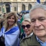 Pro Israel protest in Milan, Italy.