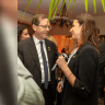Deborah Apeloig meeting President Isaac Herzog and the VoP Inaugural Event in Haifa, March 2025.