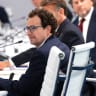 CEO of Anthropic Dario Amodei attends a working lunch with G7 leaders, G7 outreach partners, and global tech CEOs on innovation and AI, during the G7 Summit on June 17, 2026 in Evian-les-Bains, France.