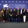 Directors Yuval Abraham and Rachel Szor, and crew pose during a photocall for the documentary "Naza" in Competition, at the 83rd Venice International Film Festival, in Venice, Italy, September 10, 2026. 