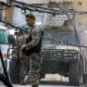 Lebanese army forces deploy in the aftermath of an overnight Israeli airstrike on the village of Kfar Roummane in southern Lebanon on September 7, 2026.
