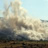 This photograph taken from the southern Lebanese village of al-Hanniyeh shows smoke rising from the site of an Israeli controlled explosion in the area of al-Mansouri on September 8, 2026.