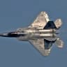A USAF Lockheed Martin F-22 Raptor flies during the Oshkosh Airshow on July 20, 2026 in Oshkosh, Wisconsin.