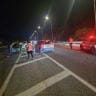 United Hatzalah volunteers respond to a car accident on Highway 762 near Rechasim on Sunday. 