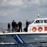 Greek Maritime Affairs and Insular Policy Minister Vassilis Kikilias observes a maritime emergency exercise simulating a drone strike on an oil tanker aboard a Hellenic Coast Guard vessel off the coast of Elefsina, Greece March 31, 2026