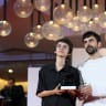Yuval Abraham and Director Rachel Szor winners of the Special Jury Prize for "Naza" attend a photocall on the red carpet following the closing ceremony of the 83rd Venice Film Festival at Venice Lido on September 12, 2026.