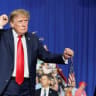 U.S. President Donald Trump attends campaign rally for U.S. Senator Darline Graham (R-SC), in Myrtle Beach Saturday, 22nd August 2026, 03:32